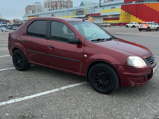 2011 Renault Logan I Рестайлинг, красный, 450000 рублей, вид 2
