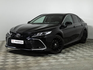 2021 Toyota Camry VIII (XV70) Рестайлинг, чёрный, 2699700 рублей, вид 1