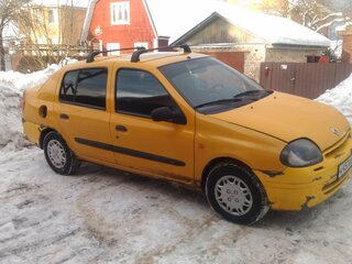 2002 Renault Symbol I, жёлтый, 120000 рублей, вид 1
