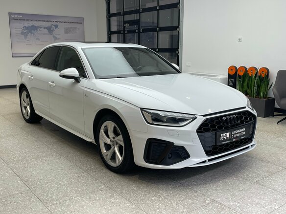 2020 Audi A4 40 TFSI V (B9) Рестайлинг, белый, 3270000 рублей - вид 5