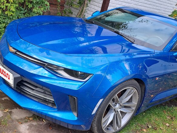 2016 Chevrolet Camaro VI, синий, 2950000 рублей