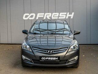 2015 Hyundai Solaris I Рестайлинг, серый, 899000 рублей, вид 3