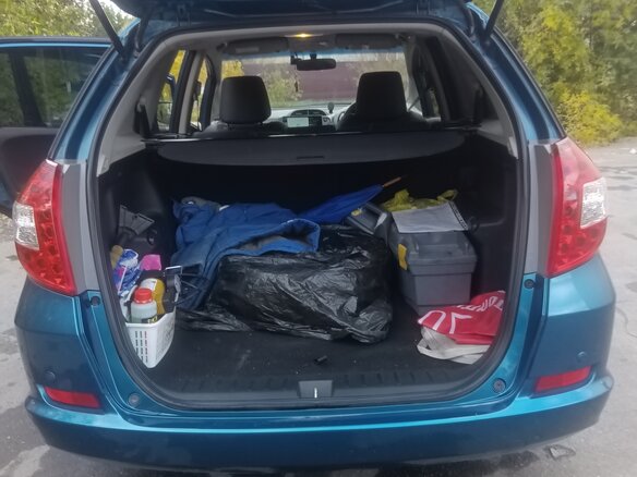2012 Honda Fit Shuttle I, синий, 900000 рублей - вид 13