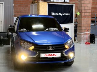 2021 Lada (ВАЗ) Granta I Рестайлинг, голубой, 665000 рублей, вид 2