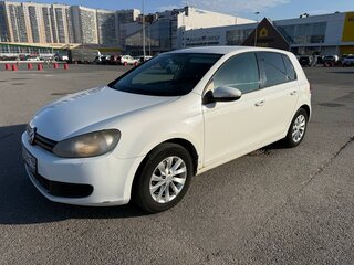 2011 Volkswagen Golf VI, белый, 680000 рублей, вид 5