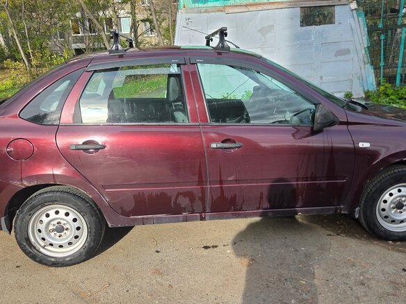 2014 Lada (ВАЗ) Granta I, пурпурный, 350000 рублей - вид 3