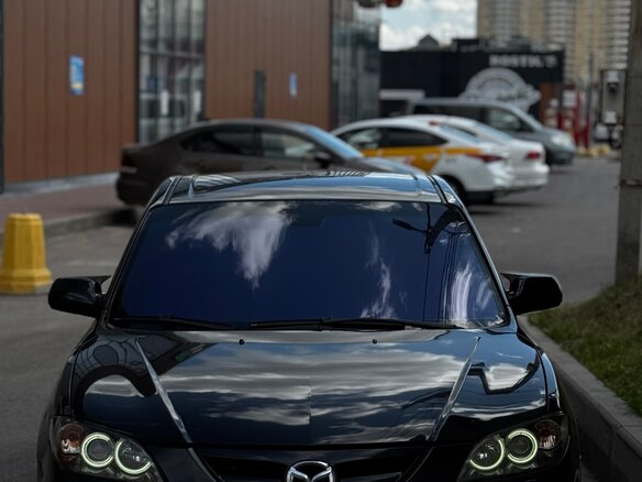 2008 Mazda 3 I (BK) Рестайлинг, чёрный, 475000 рублей