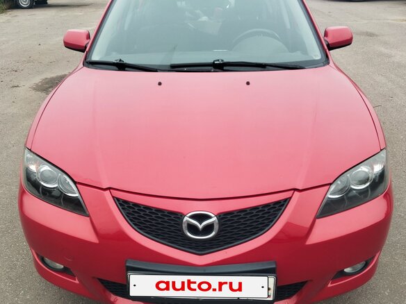 2004 Mazda 3 I (BK), красный, 515000 рублей
