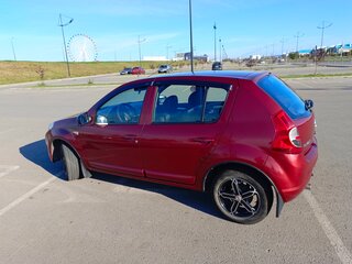 2012 Renault Sandero I, красный, 490000 рублей, вид 3
