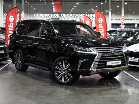 2016 Lexus LX 570 III Рестайлинг 2, чёрный, 7099700 рублей, вид 5