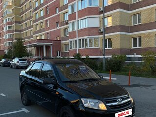2013 Lada (ВАЗ) Granta I, чёрный, 300000 рублей, вид 2