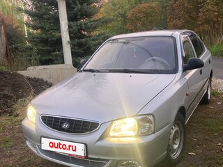 2006 Hyundai Accent ТагАЗ II, серебристый, 300000 рублей, вид 1