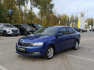 2019 Skoda Rapid I Рестайлинг, синий, 1012000 рублей, вид 1