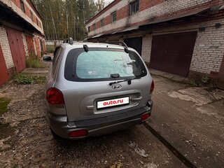 2004 Hyundai Santa Fe I, серебристый, 950000 рублей, вид 4