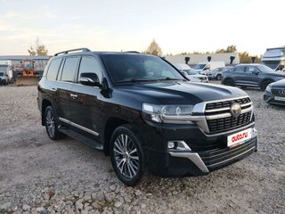 2020 Toyota Land Cruiser 200 Series Рестайлинг 2, чёрный, 7254000 рублей, вид 1