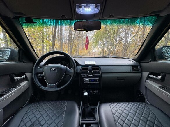 2012 Lada (ВАЗ) Priora I, серый, 310000 рублей - вид 5