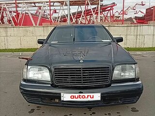 1991 Mercedes-Benz S-Класс 300 III (W140), чёрный, 400000 рублей, вид 1