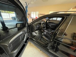 2004 BMW X5 4.4i I (E53) Рестайлинг, чёрный, 1100000 рублей, вид 5