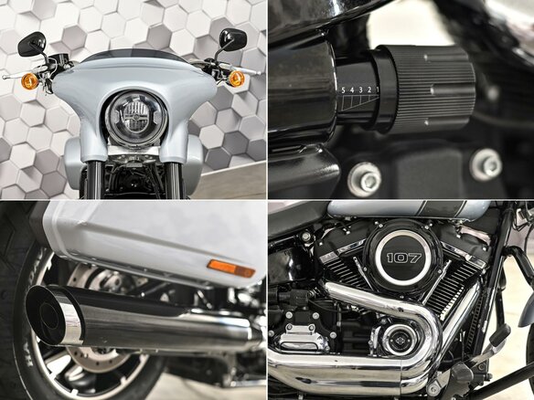 2023 Harley-Davidson Sport Glide, серебристый, 1849000 рублей - вид 9