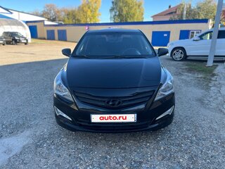 2015 Hyundai Solaris I Рестайлинг, чёрный, 560000 рублей, вид 2