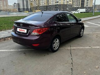 2012 Hyundai Solaris I, фиолетовый, 720000 рублей, вид 5