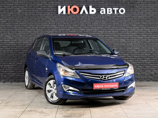 2015 Hyundai Solaris I Рестайлинг, синий, 1000000 рублей, вид 3