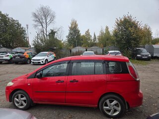 2008 Mazda 5 I (CR) Рестайлинг, красный, 560000 рублей, вид 4