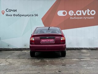 2005 Hyundai Accent ТагАЗ II, красный, 370000 рублей, вид 5