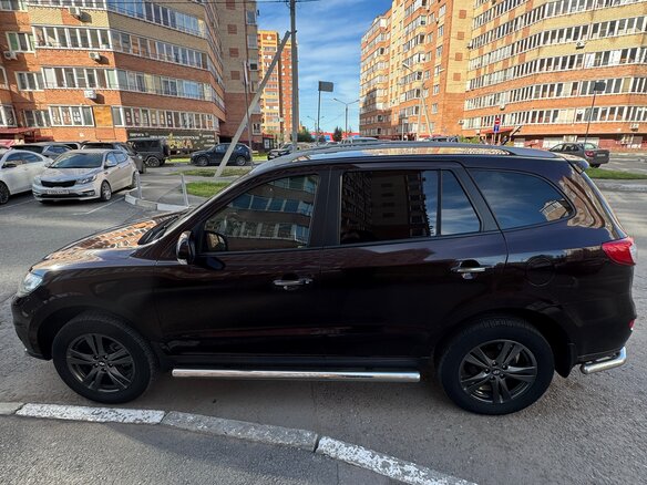 2011 Hyundai Santa Fe II Рестайлинг, пурпурный, 1750000 рублей - вид 6