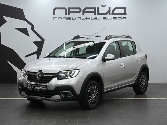2018 Renault Sandero Stepway II Рестайлинг, серебристый, 1249900 рублей