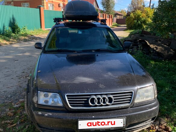 1996 Audi A6 I (C4), чёрный, 350000 рублей