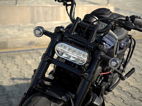2025 Harley-Davidson Sportster S, синий - вид 20