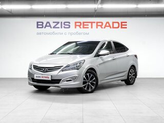 2016 Hyundai Solaris I Рестайлинг, серебристый, 1099000 рублей, вид 1