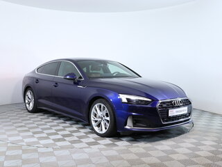 2022 Audi A5 Sportback 45 TFSI II (F5) Рестайлинг, синий, 4100000 рублей, вид 3