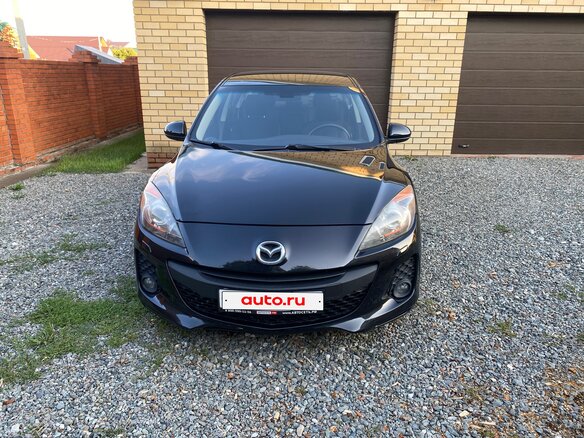 2011 Mazda 3 II (BL), чёрный, 698000 рублей - вид 1