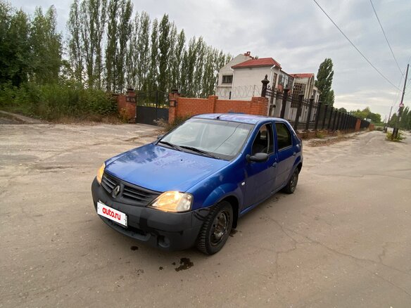 2006 Renault Logan I, синий - вид 1