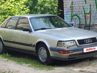1989 Audi V8, серебристый, 350000 рублей, вид 1