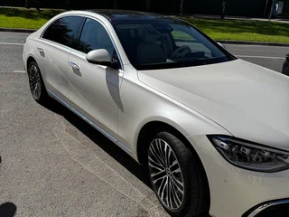 2022 Mercedes-Benz S-Класс 450 4MATIC VII (W223), белый, 12000000 рублей, вид 1