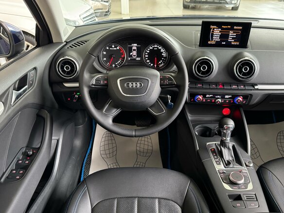 2014 Audi A3 III (8V), синий, 1295000 рублей - вид 12