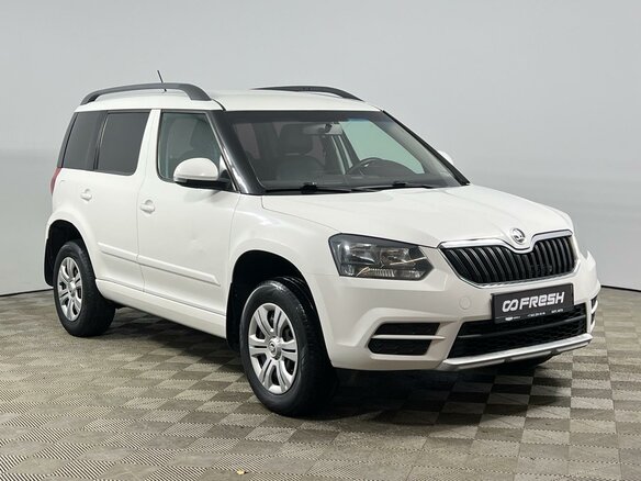 2014 Skoda Yeti I Рестайлинг, белый, 789900 рублей
