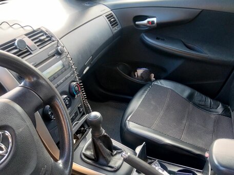 2008 Toyota Corolla X (E140, E150), чёрный, 750000 рублей, вид 5