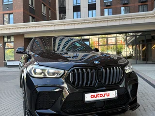 2021 BMW X6 40i III (G06), чёрный, 7250000 рублей, вид 1