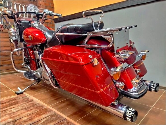 1991 Harley-Davidson Electra Glide, красный, 1200000 рублей - вид 7