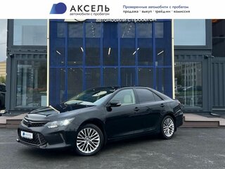 2016 Toyota Camry VII (XV50) Рестайлинг, чёрный, 1988000 рублей, вид 1