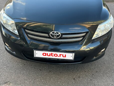 2008 Toyota Corolla X (E140, E150), чёрный, 570000 рублей, вид 3