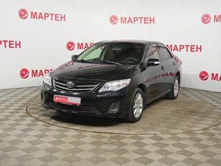 2010 Toyota Corolla X (E140, E150) Рестайлинг, чёрный, 920000 рублей, вид 1