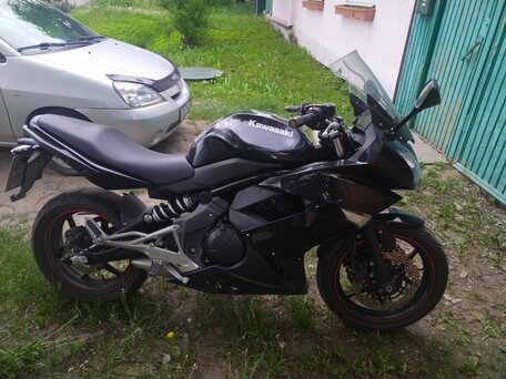 2010 Kawasaki ER-4F (Ninja 400R), чёрный, 320000 рублей, вид 1