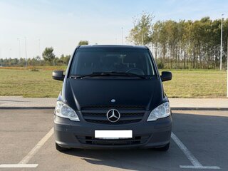 2014 Mercedes-Benz Vito 116 CDI L2 II (W639) Рестайлинг, чёрный, 1770000 рублей, вид 2