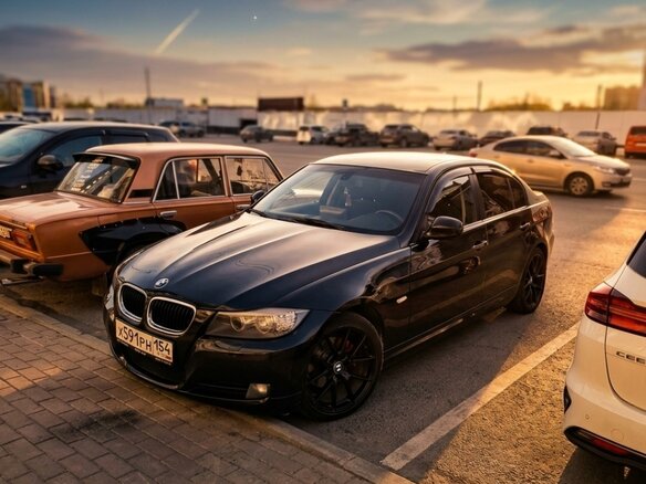 2010 BMW 3 серии 318i V (E90/E91/E92/E93) Рестайлинг, чёрный, 915000 рублей - вид 14