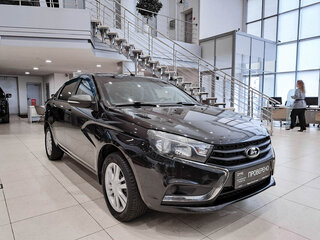 2017 Lada (ВАЗ) Vesta I, чёрный, 680000 рублей, вид 3